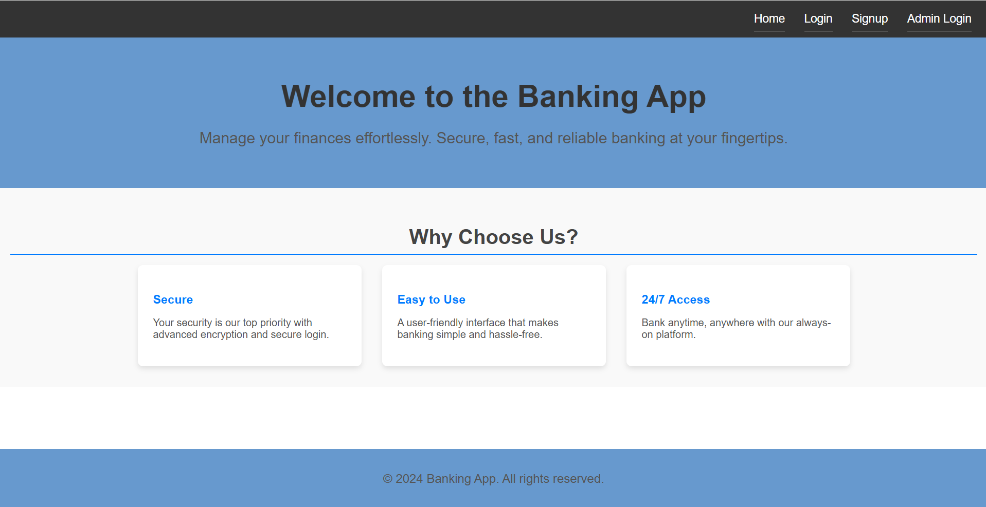 Banking Website Image